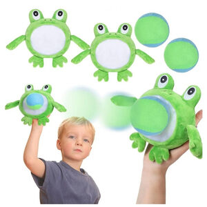 3 Frog Plush Toss and Catch Game Sets